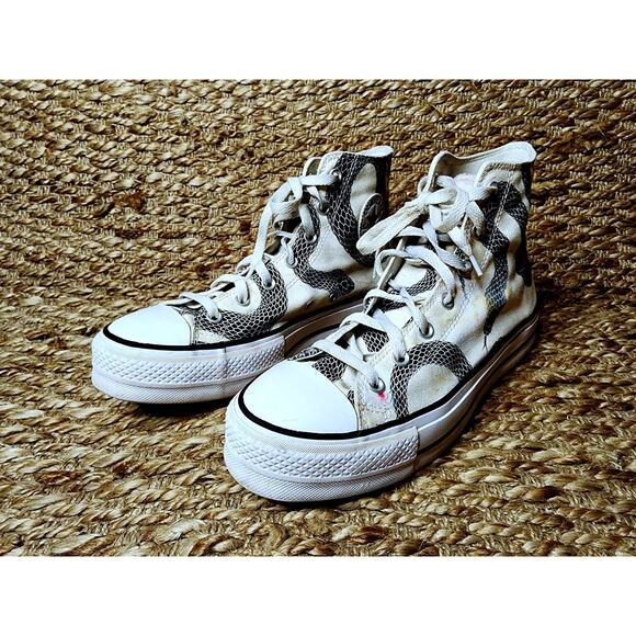 Converse Taylor Swift Reputation Era Snake Van Halen Sneakers Women's 11, Mens 9 - Picture 4 of 12